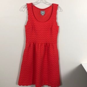 Maeve Caye Scalloped Poppy Dress